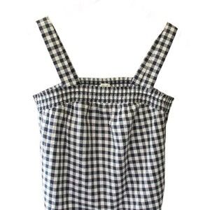 J Crew Re-imagined Shirt Blue And White Gingham